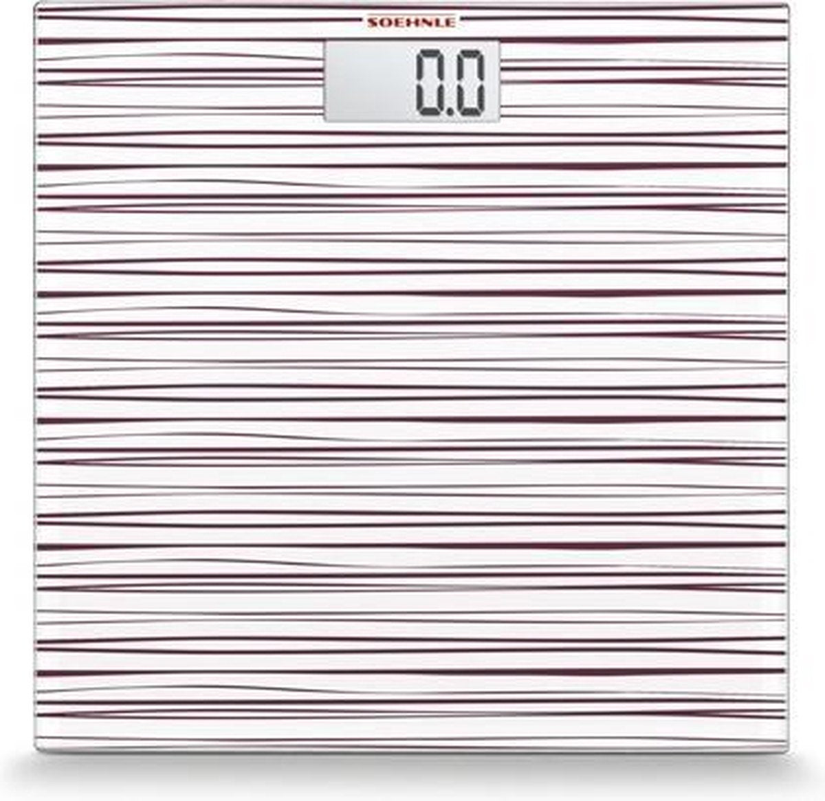 Soehnle 63840 3 Elektronische weegschaal Vierkant Rood