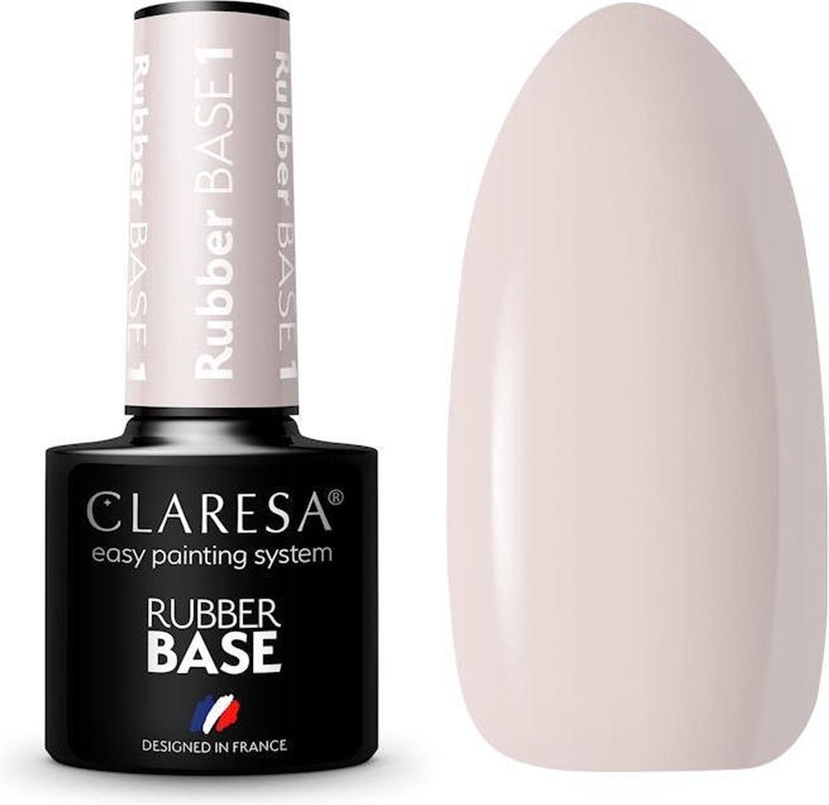 Claresa Rubber Base Nude #1 – 5ml.