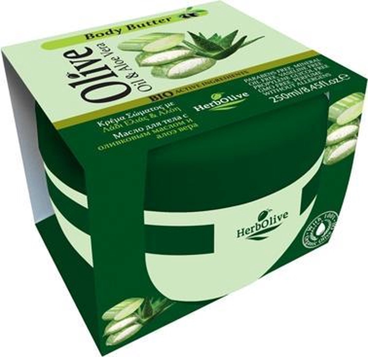 HerbOlive Body Butter *Olijfolie & Aloe Vera* 250ml