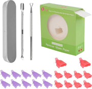 522 PCS Nagellak Remover Clips Set Inclusief 20 Pack Teen en Vinger Gel Nagellak Remover