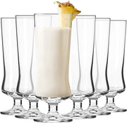 Gutos Pina Colada cocktailglazen - Cocktail glazen - ijskoffie - Smoothie - Longdrink glas - Longdrink glazen - Limonadeglazen - Sapglazen - Set van 6 - 300 ML - 6 stuks - Vaatwasserbestendig
