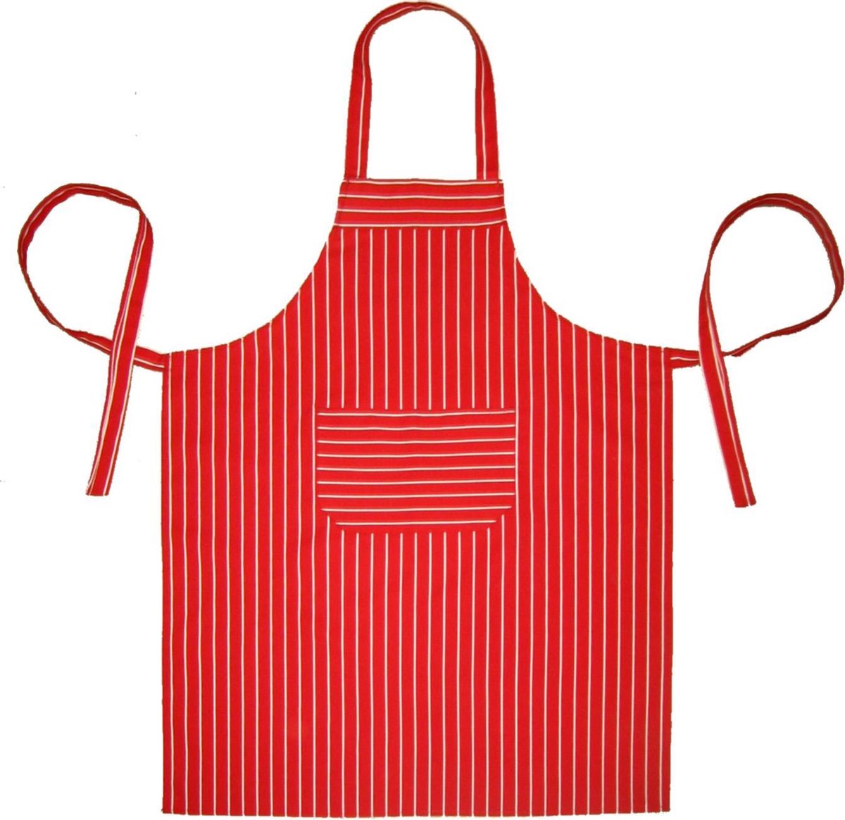 Homéé® Horeca suite Keukenschorten BBQ BIB Apron - rode streep - 70x100 cm -  2 stuks