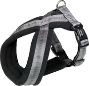 Nobby hondentuig comfort soft grip grijs - s - buikomvang 35-50 cm - breedte 25/50 mm