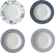 Laura Ashely Blueprint Collectables set van 4 Diepe Borden 22 cm