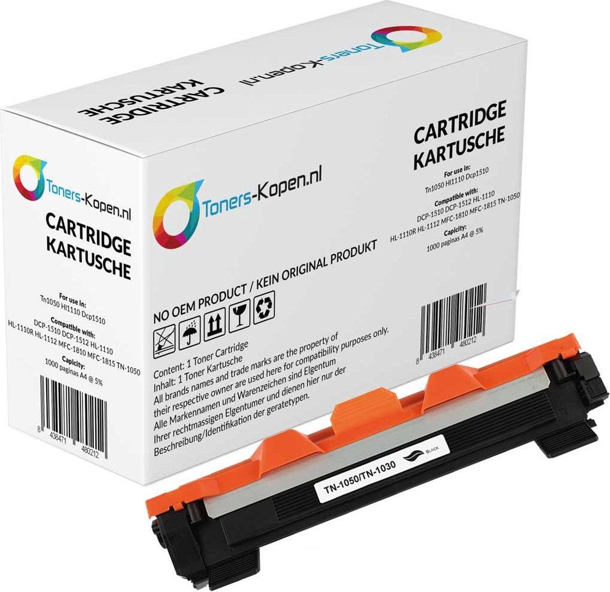 Brother TN-1050  alternatief - compatible Toner voor Brother Tn1050 Hl1110 Dcp1510 Toners-kopen_nl