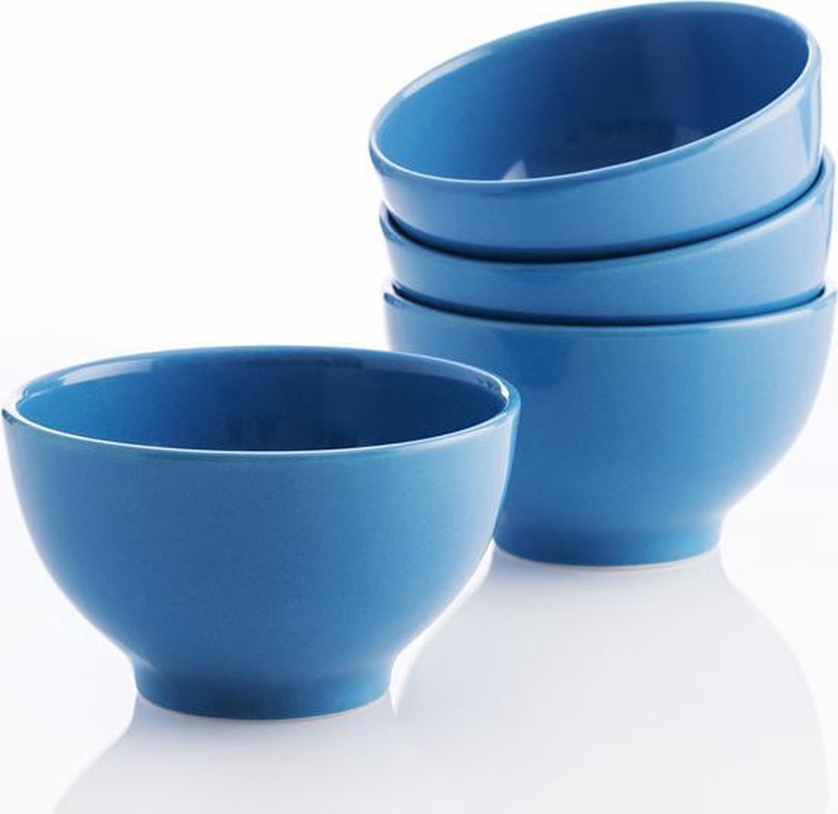 Set 4 stks Bol 650 ML Treasing Blue House Benetton