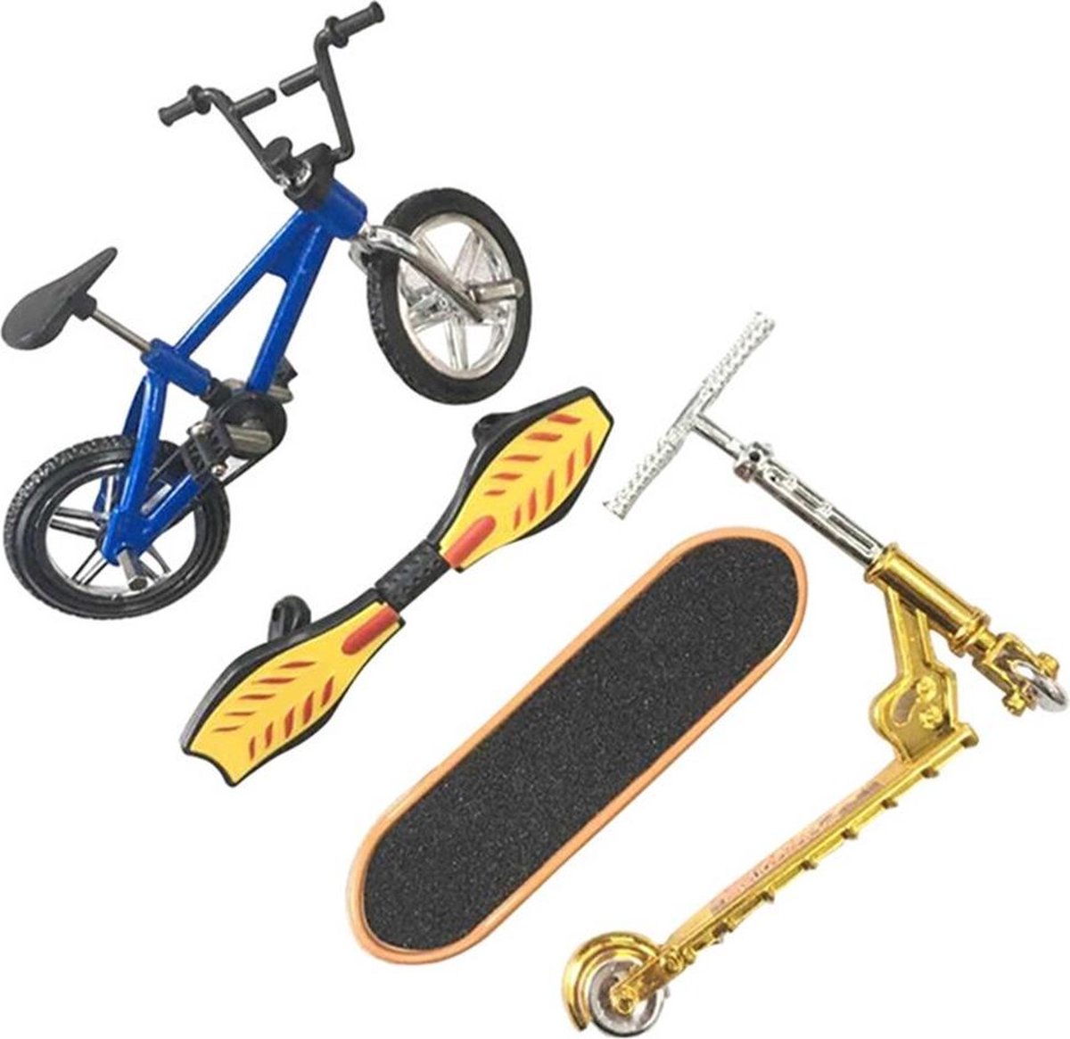 WiseGoods Vinger Skateboard Speelgoed - Fingerboard Skate Set - Tech Deck - Mini BMX - Fiets - Finger Bike - Waveboard / Step