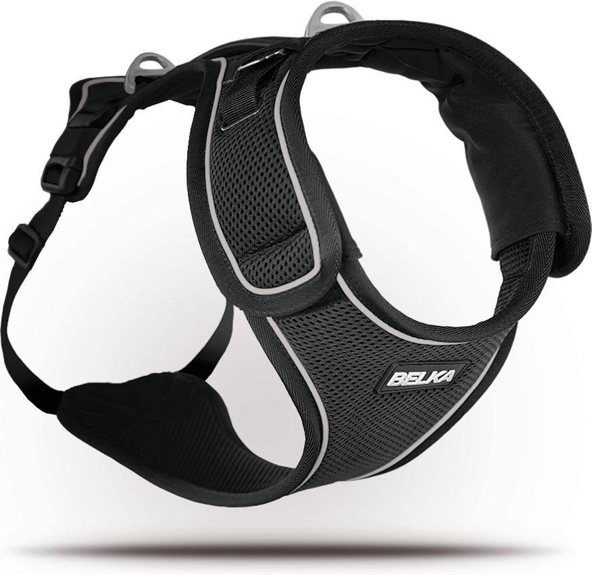Curli Belka Harness honden tuigje - Zwart - XL