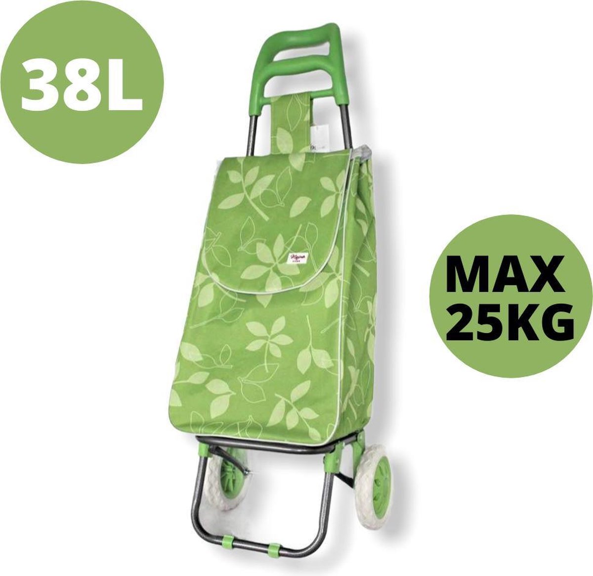 YILTEX - Boodschappentrolley / Boodschappentrolley Met Wielen / Boodschappenwagen / Shopper - 38L
