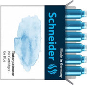Inktpatronen Schneider pastel - IJs Blauw doos 6st.
