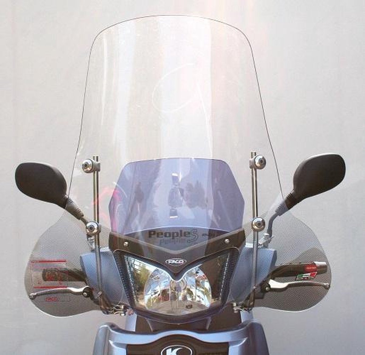 Windscherm Faco Kymco People-S 50/125/150cc inclusief bevestigingsmaterialen chroom
