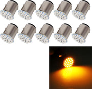 10 STKS Auto Auto 1.2 W 1157 BAY15D 22-LED-lampen Remlicht