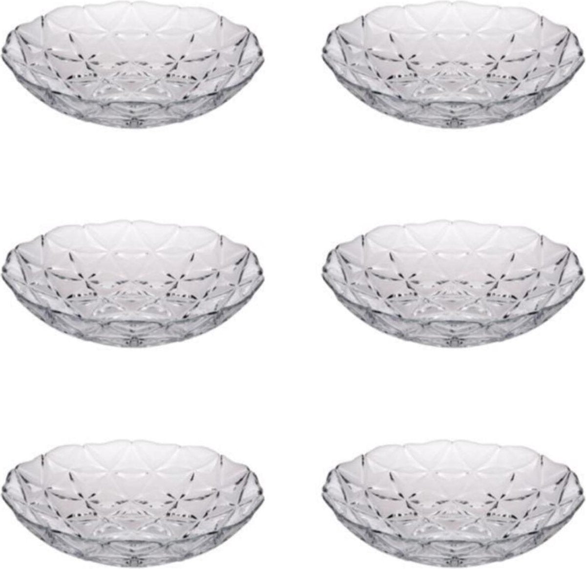Pasabahce Estrella - Dessertborden - Set van 6