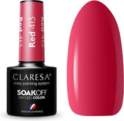 Claresa UV/LED Hybrid Gel Nagellak Rood #413 - 5ml.