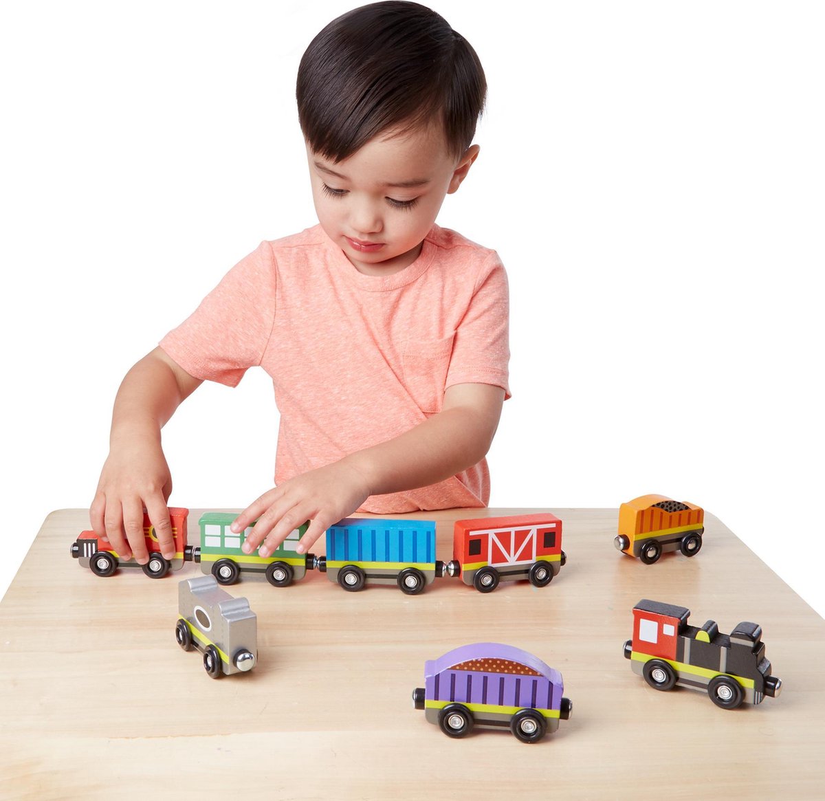Melissa & Doug Houten Treinwagons