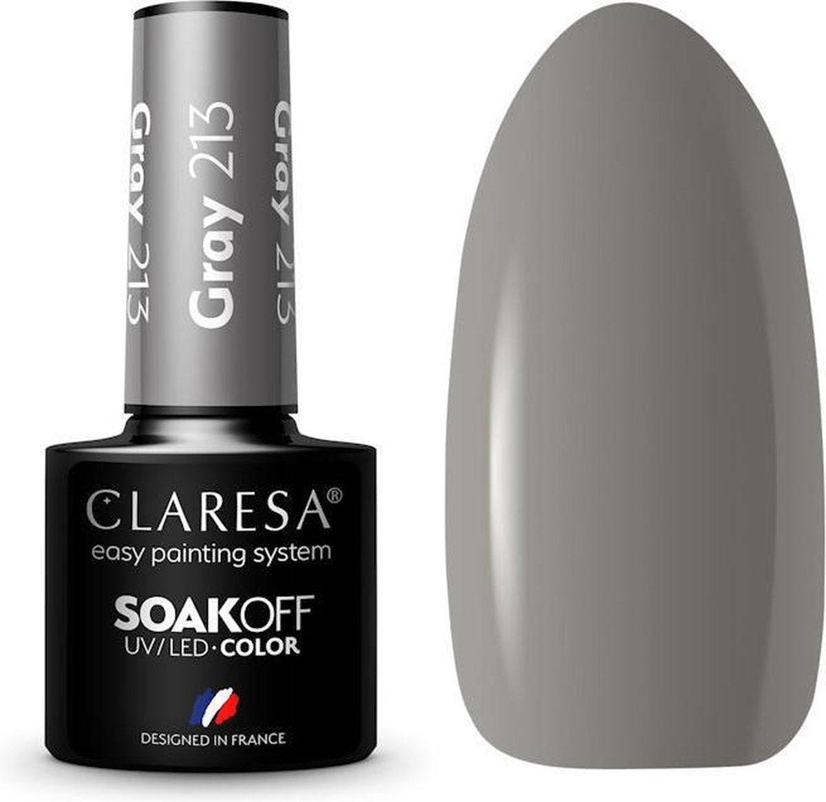 Claresa UV/LED Gellak Grijs #213 – 5ml.