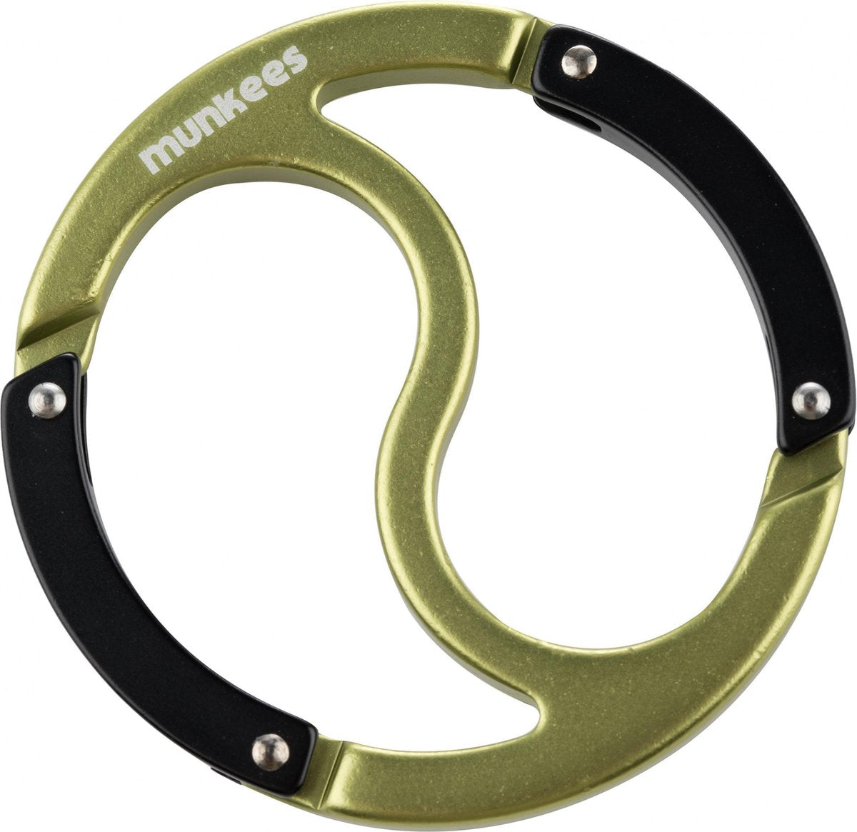 Munkees Karabijnhaak Yin-yang Groen 6