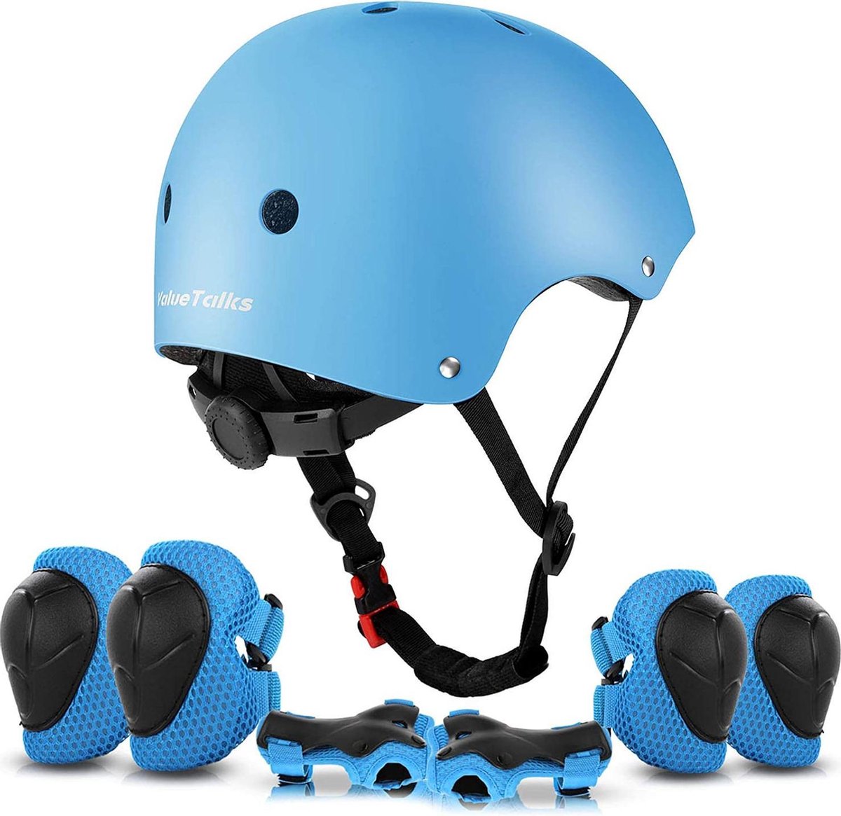 BPS® - Skate beschermset - Skeeler beschermset - Skate bescherming - Skatehelm - Skeeler Beschermset kinderen en volwassenen - Fietsbescherming - sportbescherming - skatehelm voor kinderen