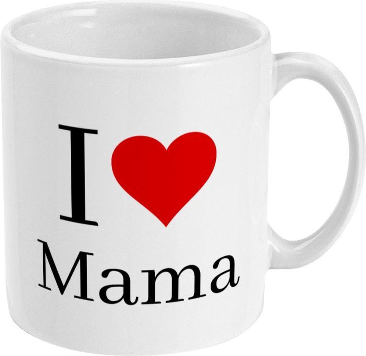 MUGZ - I LOVE - Mok - Theemok - Koffiemok - Theebeker - Koffiebeker - I LOVE MAMA - Moederdag