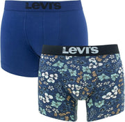 Levi's - pectolite flower AOP 2-pack blauw - S