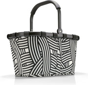 Reisenthel Carrybag Boodschappenmand - 22L - Zebra Zwart Wit