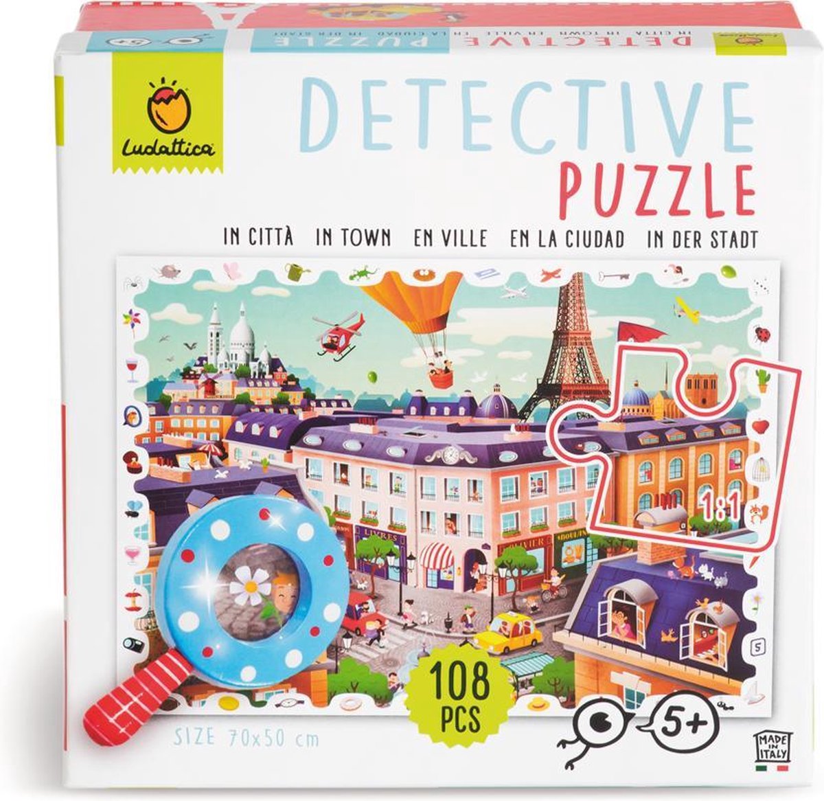 Ludattica Puzzels: DE STAD - Detective puzzel 22