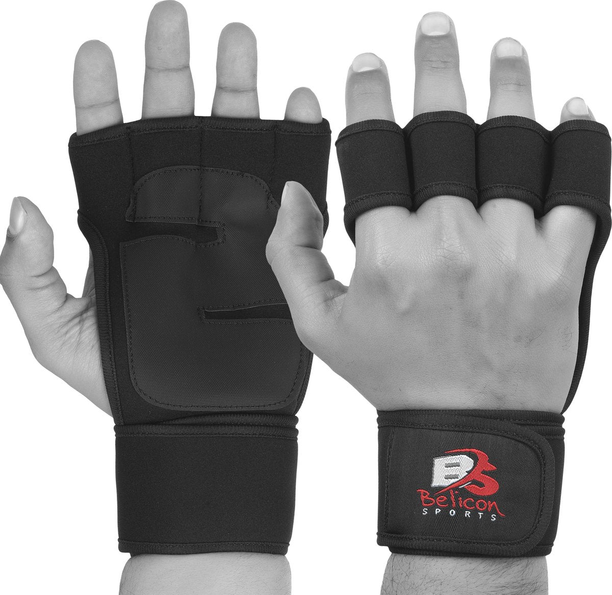 Gymhandschoenen voor powerliften