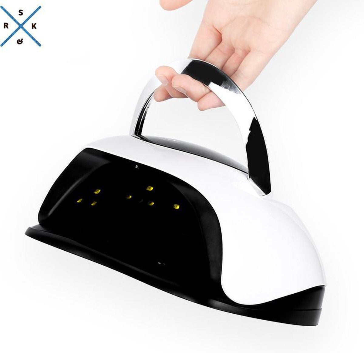 Nagel droger Van Professionele Kwaliteit - 120W - Professionele Nagel Droger -  Rs&k - Gel Nagel droger- Geschikt voor Elke Nagellak - UV Lamp Voor Gel Nagels - Nail set - Wit