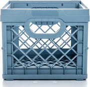 Vouwkrat TONTARELLI- 25 liter - vierkant - gerecycleerd blauw - 3 stuks
