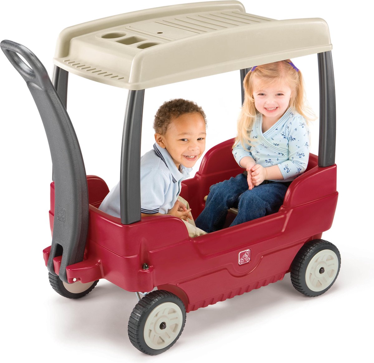 Step2 Canopy Wagon - Multifunctionele bolderkar met dak