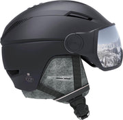 Salomon Icon 2 Vizierhelm - Uitgebreide Bescherming - Optimale Vizier Integratie - Zwart/Silver - Medium