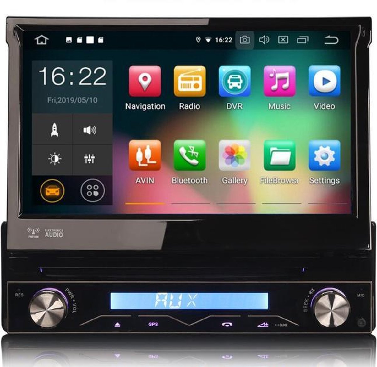Voltario® 7 “ Afneembare universele Autoradio inclusief navigatie