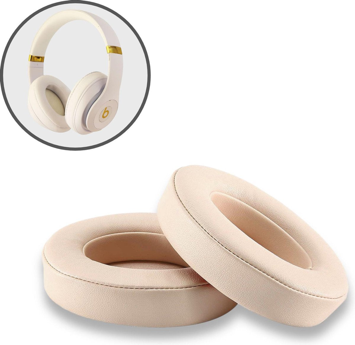 Oorkussens voor Beats By Dr. Dre Studio 2.0/3.0 wireless - Koptelefoon oorkussens voor Beats Studio goud