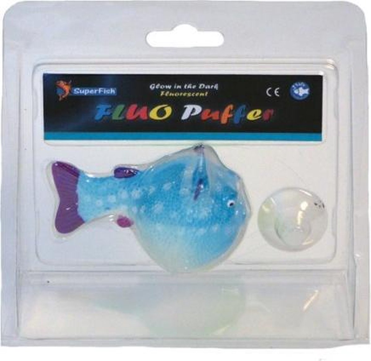 SF fluo puffer blauw