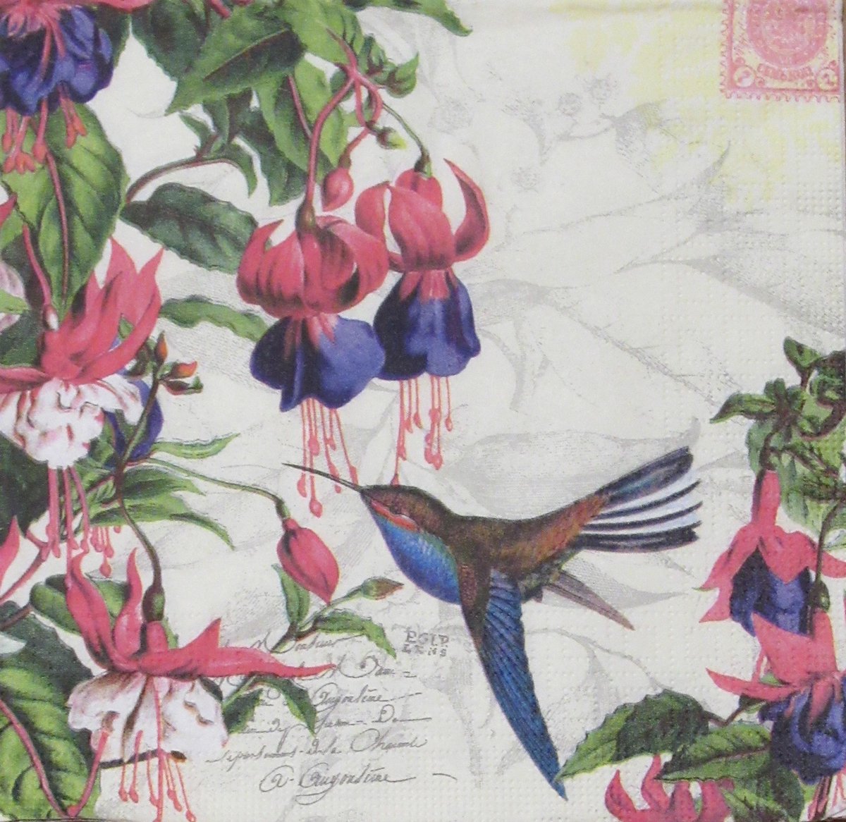 Servetten Honeysuckle 33 x 33 cm