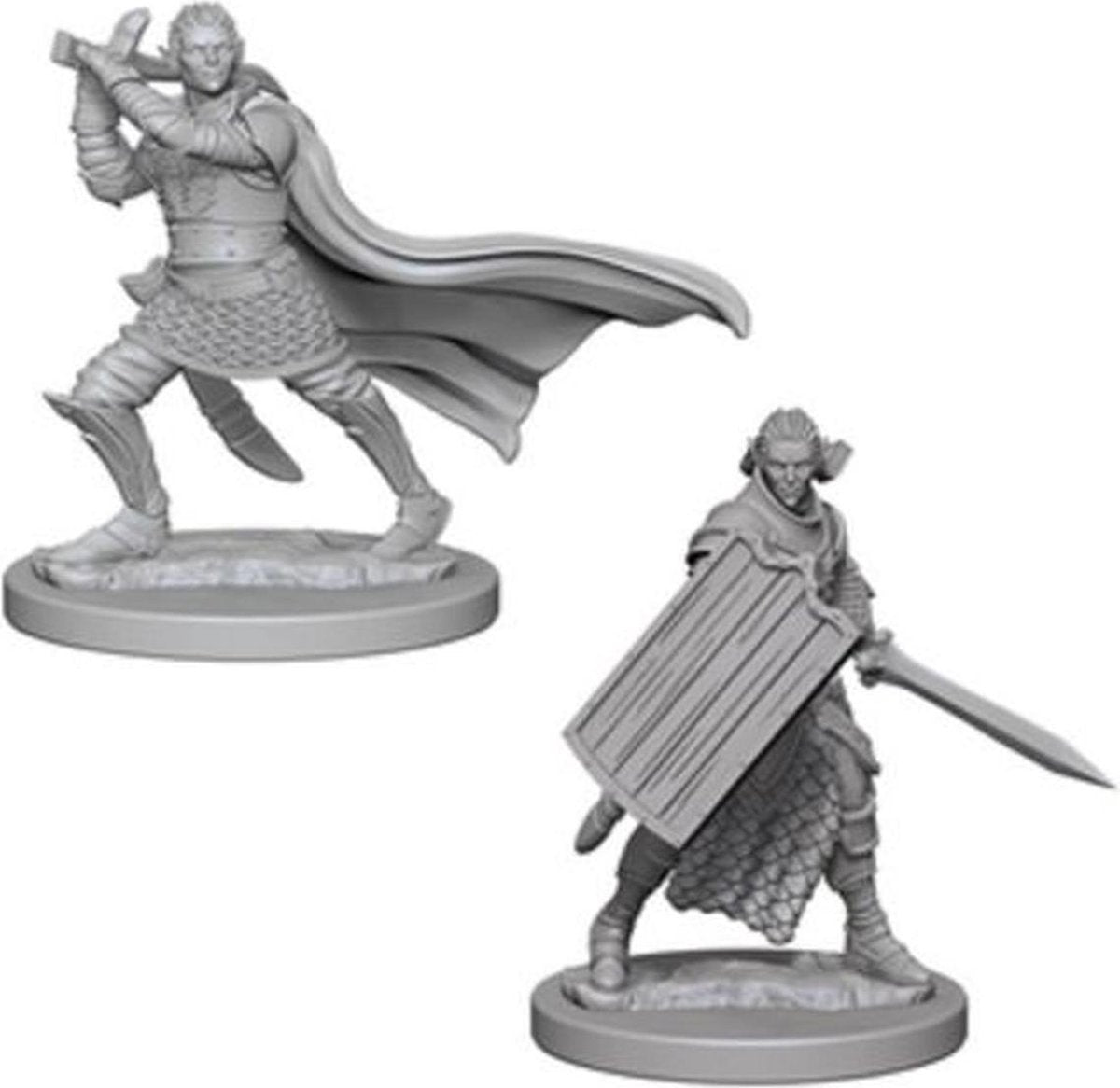 PATHFINDER BATTLES DEEP CUTS UNPAINTED MINIATURES: ELF MALE PALADIN