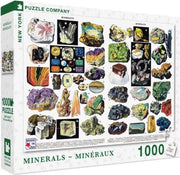 Minerals & Gems - NYPC Vintage Images Collectie Puzzel 1000 Stukjes