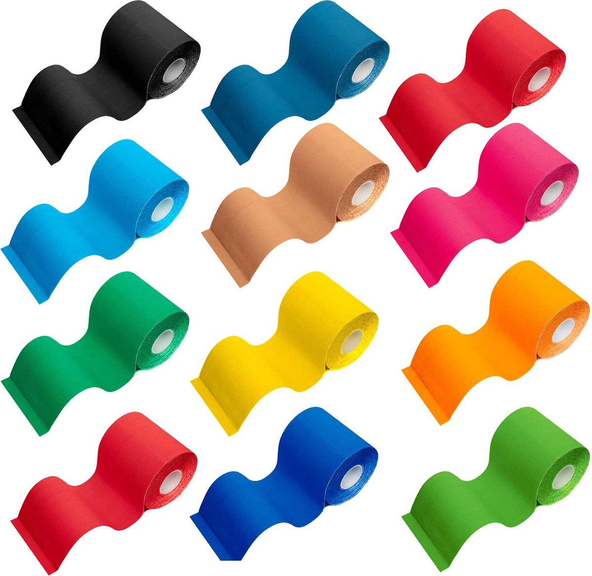#DoYourFitness - 1x PREMIUM Kinesiologie Tape - Sporttape - 100% geweven katoen / waterbestendig - rollengte 5m