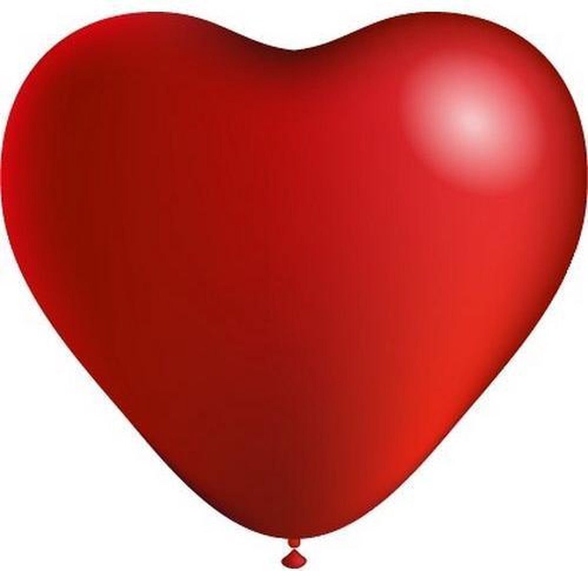 Rode Hartjes Ballonnen 30cm 8 stuks