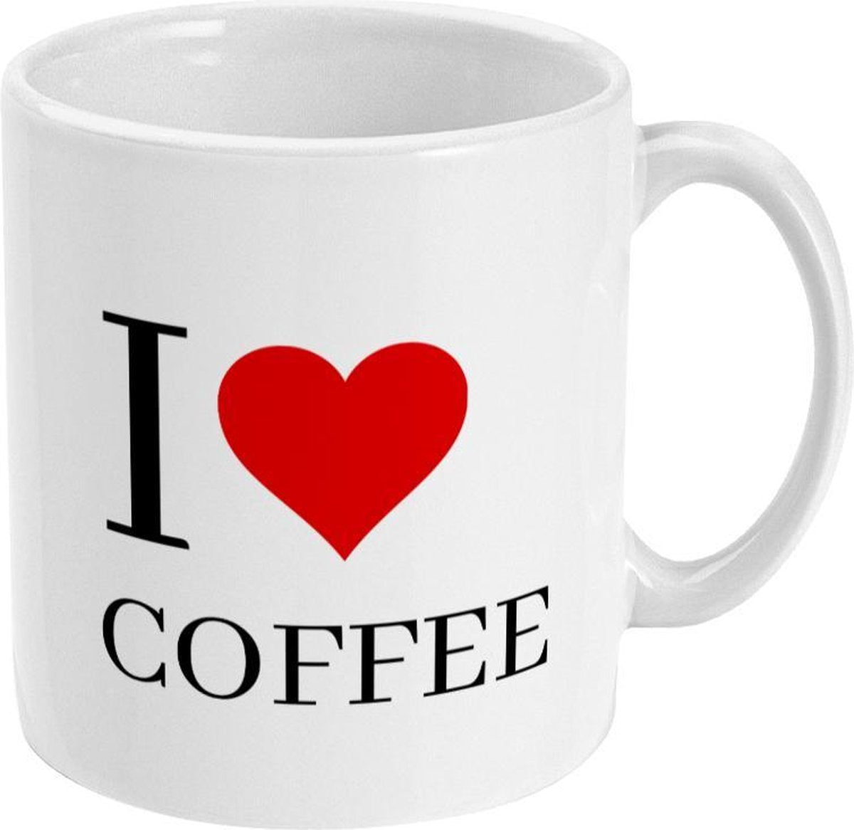 MUGZ - I LOVE - Mok - Theemok - Koffiemok - Theebeker - Koffiebeker - I LOVE COFFEE