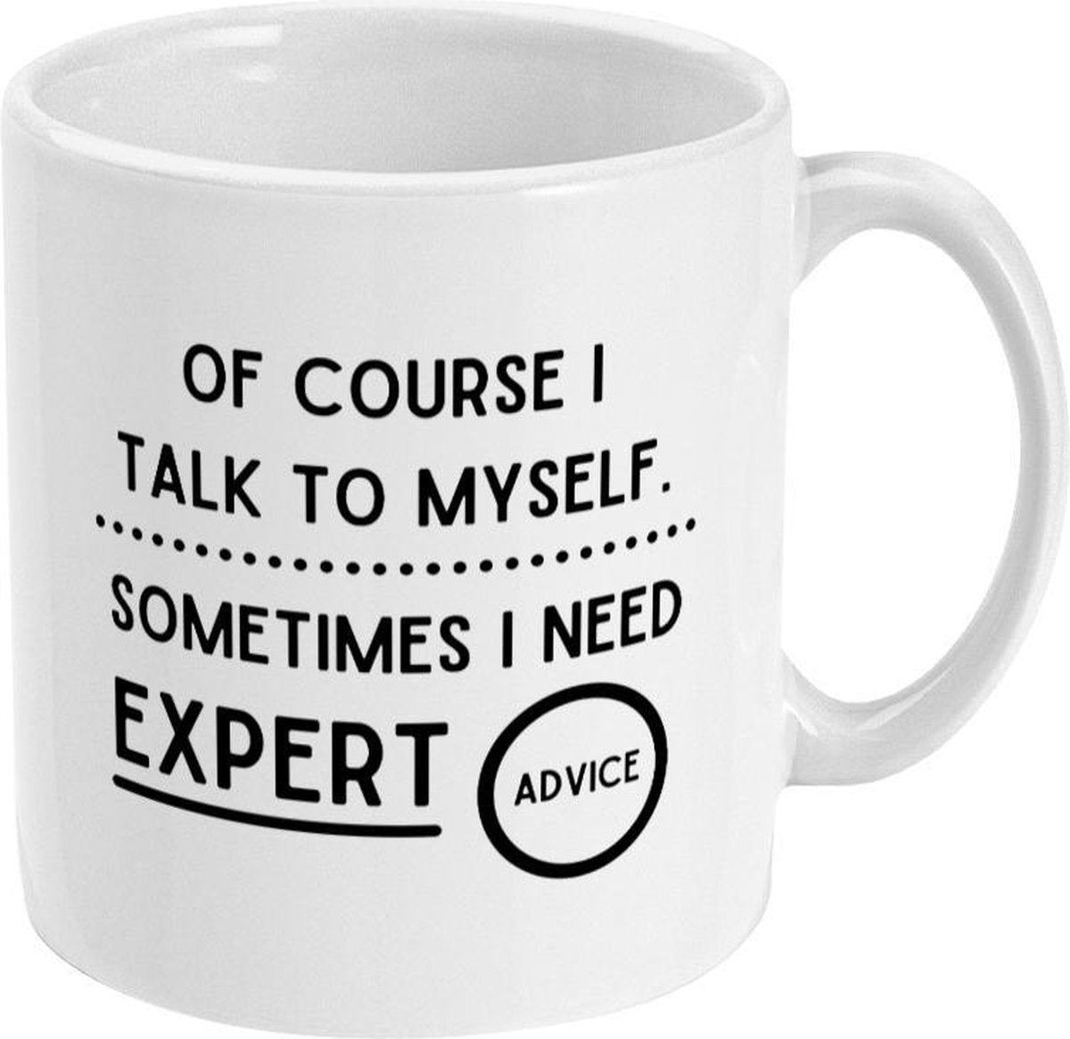 MUGZ- Grappige mok - Theemokken - Koffiemokken - Cadeau - Expert Advice - Theetassen - Koffietassen - Theebeker - Koffiebeker - Mokken met tekst - Leuke mokken