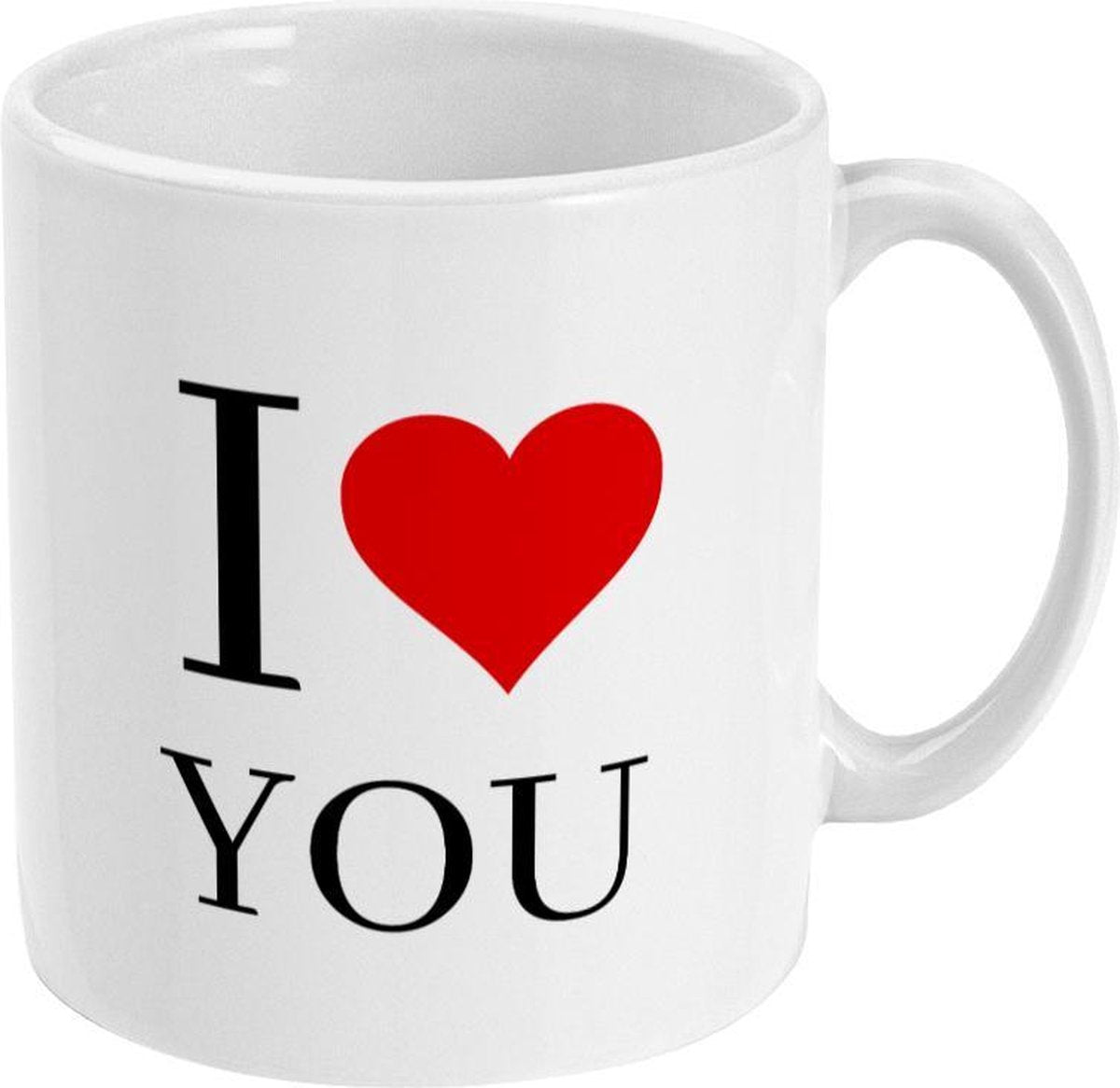MUGZ - I LOVE - Mok - Theemok - Koffiemok - Theebeker - Koffiebeker - I LOVE YOU