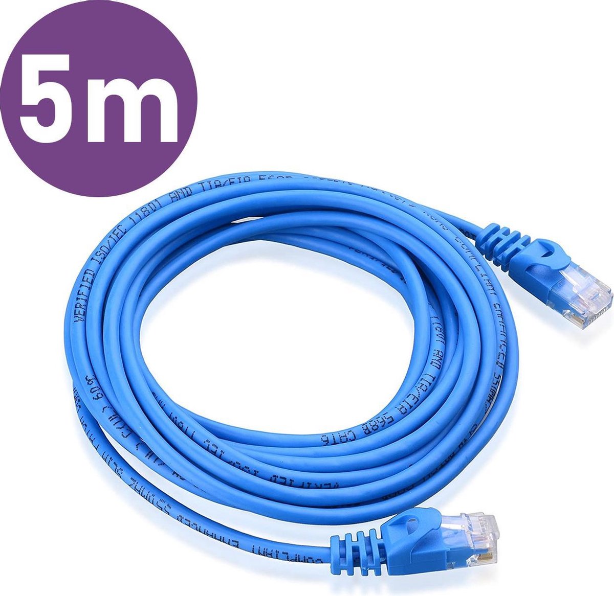 Netwerkkabel CAT5E - Internetkabel - 5 Meter