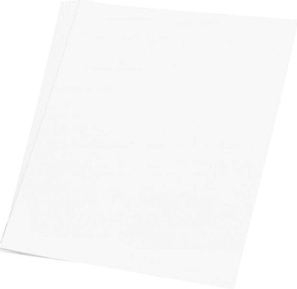 100 vellen wit A4 hobby papier - Hobbymateriaal - Knutselen met papier - Knutselpapier