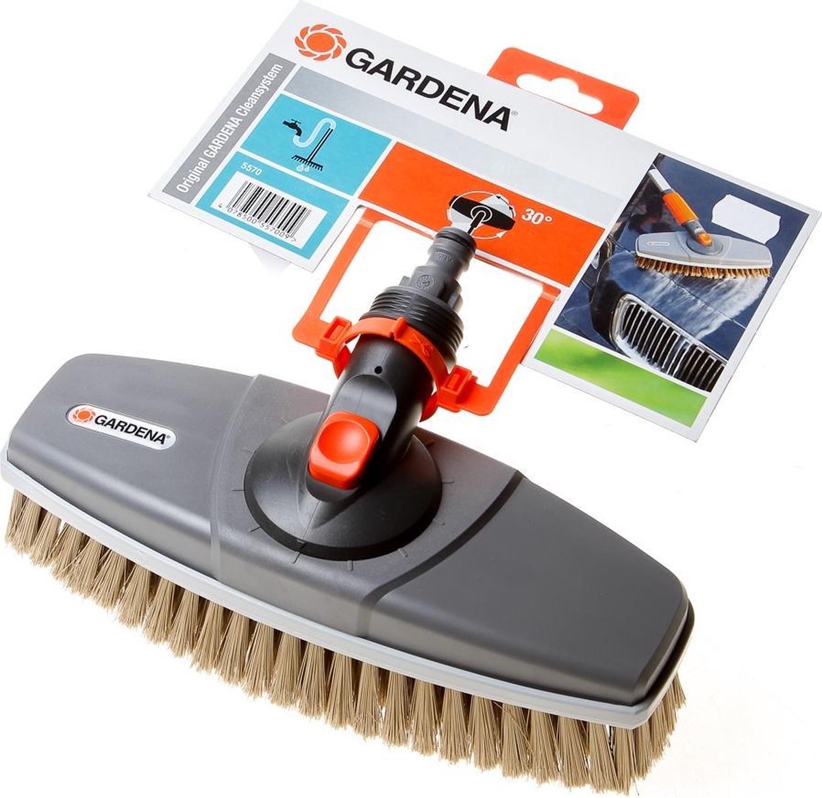 GARDENA Cleansystem wasborstel - Reinigen van auto's - boten - caravans