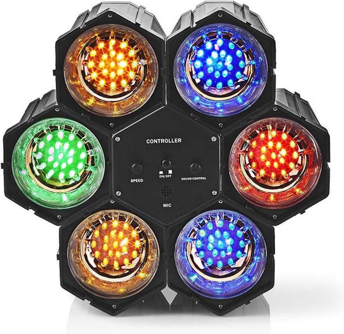 Discolamp met Spots | Multicolour | met 126 LEDs