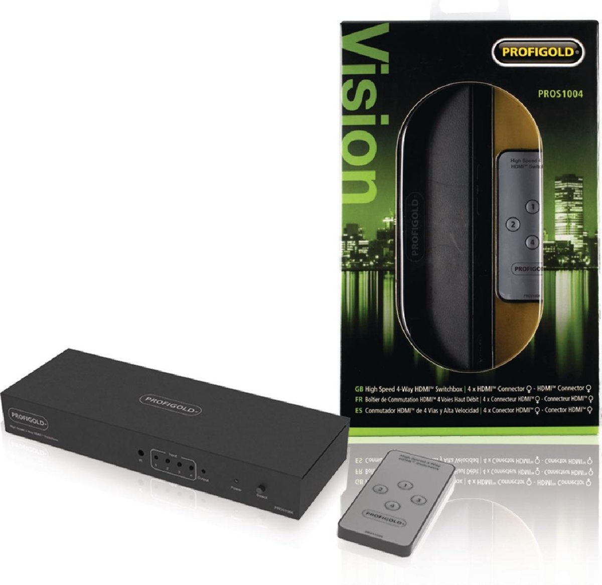 Profigold PROS1004 video splitter HDMI