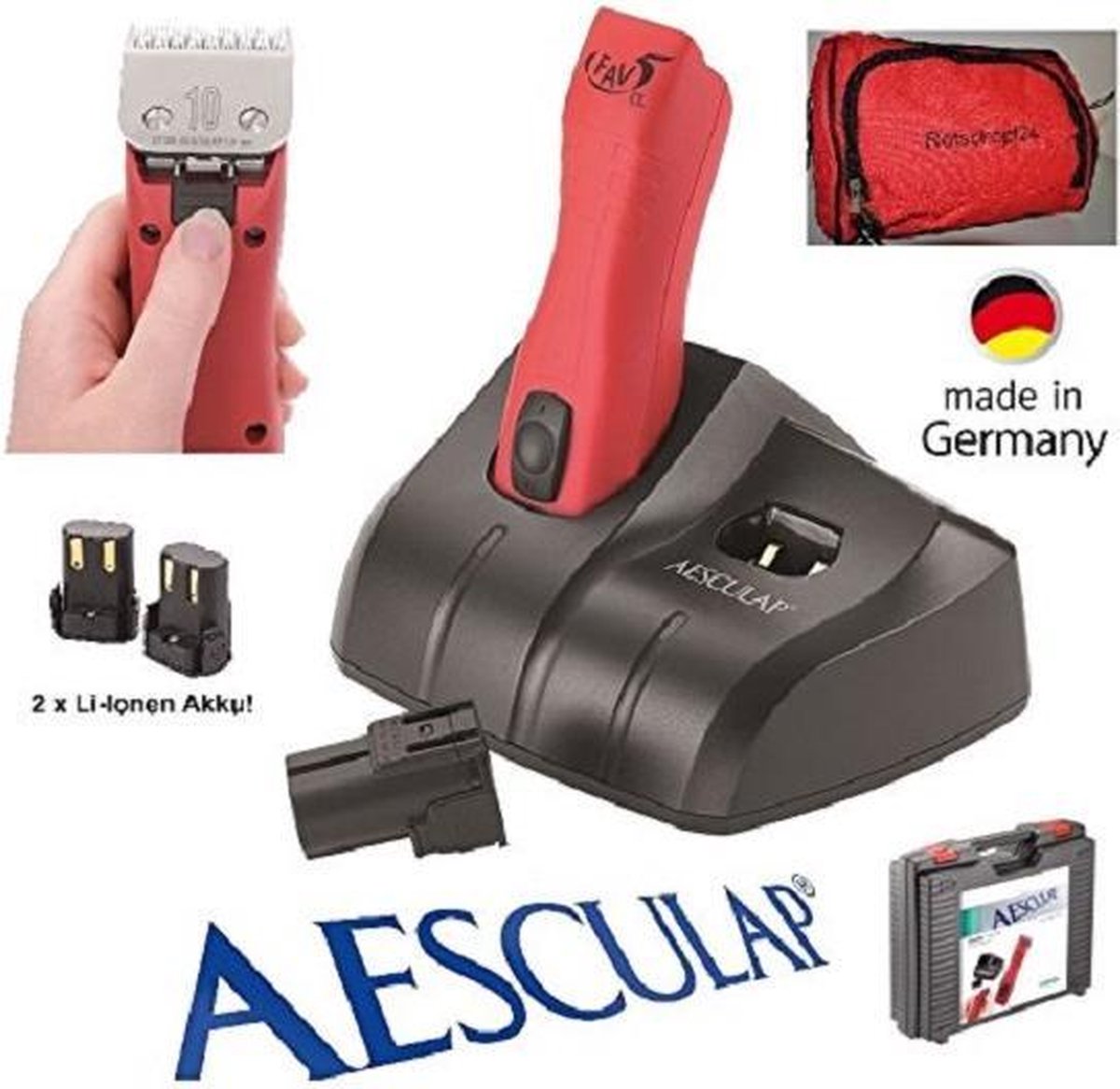 Aesculap Draadloze Tondeuse Fav5 CL GT 306 + 1