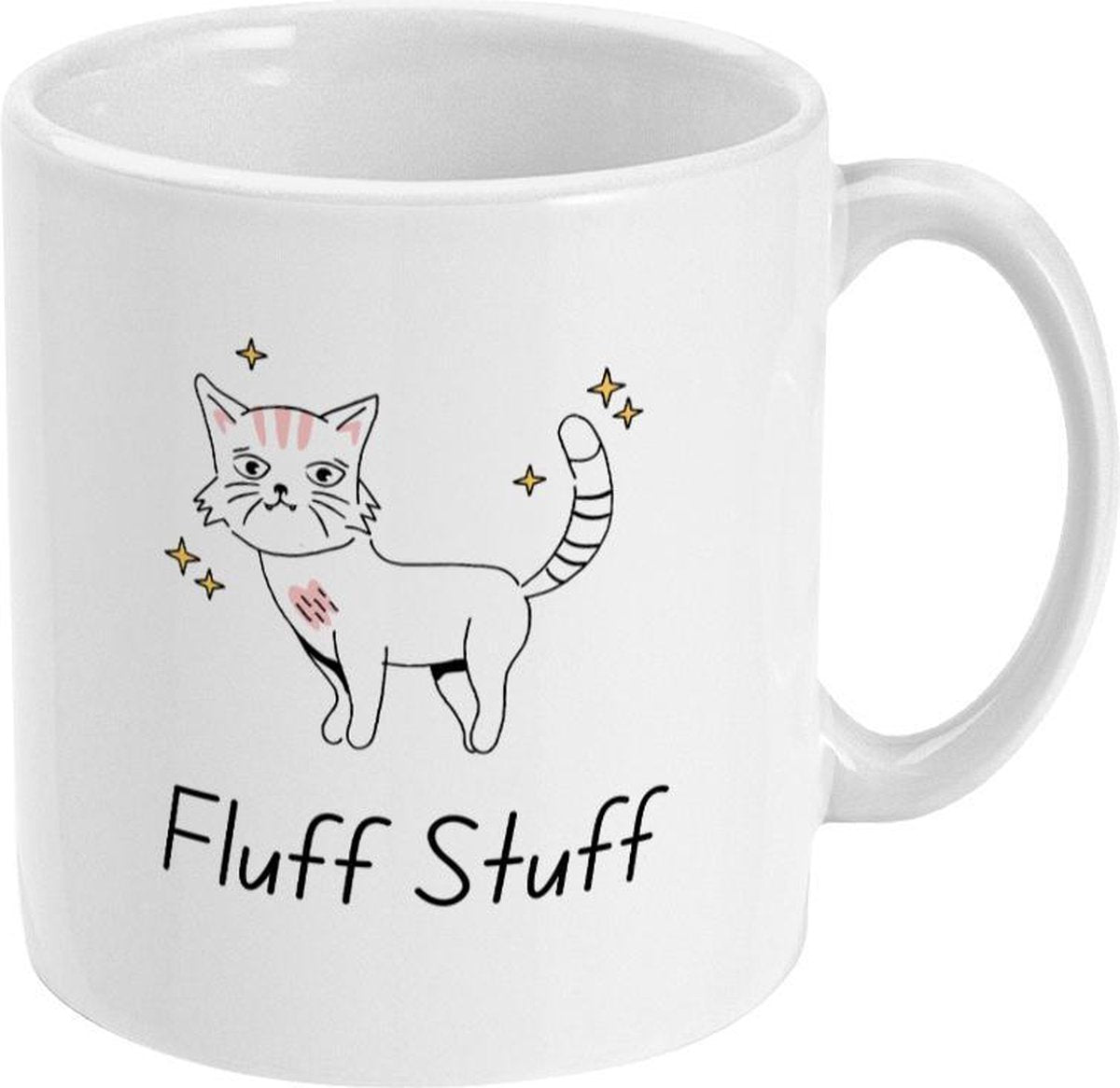MUGZ - Fluff Stuff - Mok -- Theemok - Koffiemok - Theebeker - Koffiebeker - Fluffy Cat Fluffy katten