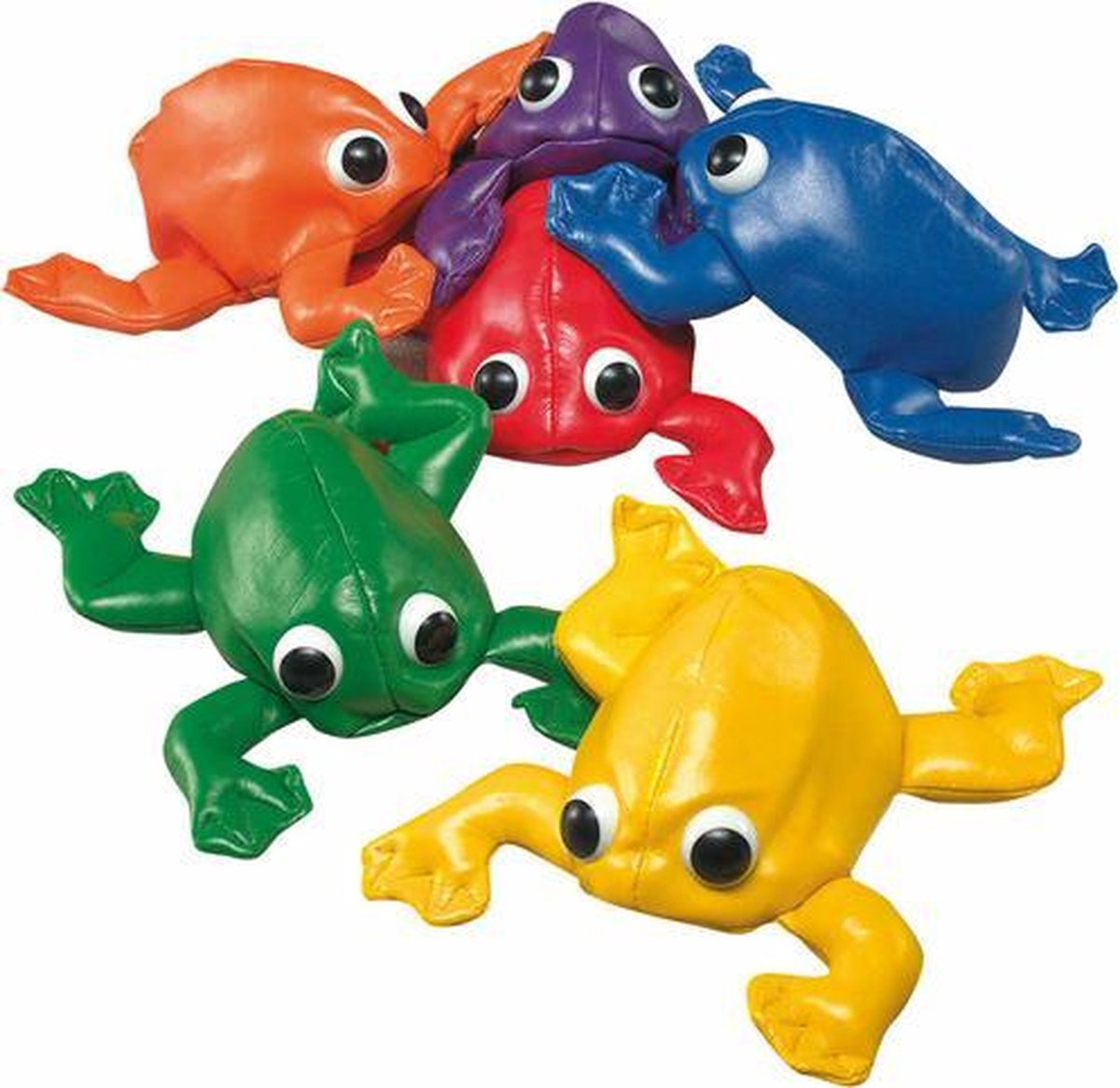 Pittenzak Kikker - set van 6 kikkers